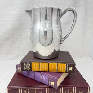 Vintage Silver Plated Pitcher | Classic Floral Vase | Decorative Silver Jug |